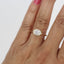 2.0 CT Oval Cut Bezel Solitaire Moissanite Engagement Ring - crownmoissanite