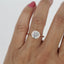 1.80 CT Round Cut Bezel Solitaire Moissanite Engagement Ring - crownmoissanite
