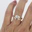 2.0 CT Oval Cut Bezel Solitaire Moissanite Engagement Ring - crownmoissanite