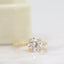 1.80 CT Round Solitaire Moissanite Engagement Ring With Pave Setting - crownmoissanite