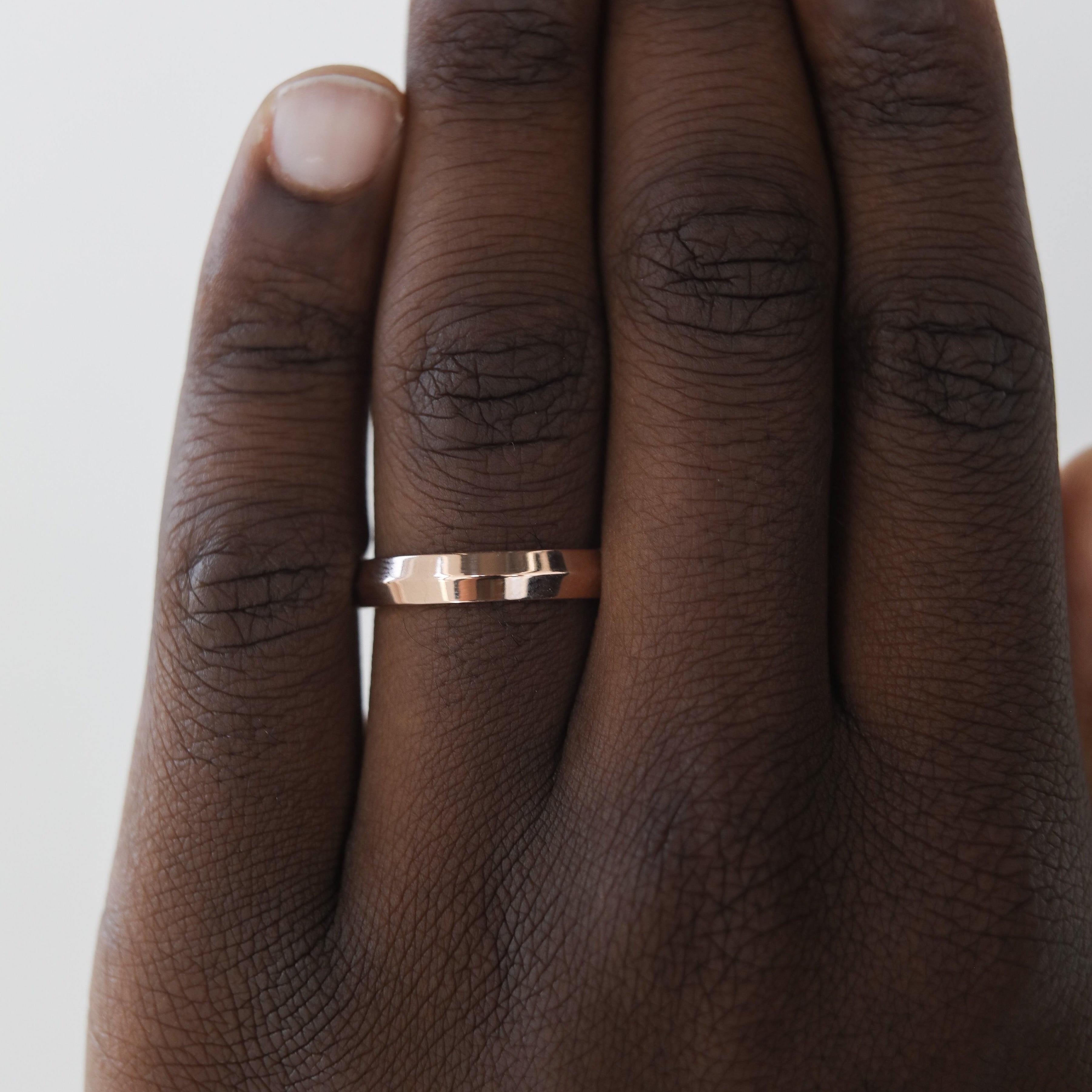 Polished Finish Yellow Gold Regular Men's Wedding Band - crownmoissanite