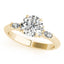 1.5 - 3.5 CT Round Moissanite Cluster Style Engagement Ring