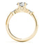 1.5 - 3.5 CT Round Moissanite Cluster Style Engagement Ring