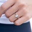 1.33 CT Oval Shaped Moissanite Solitaire Engagement Ring - crownmoissanite