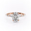 2.10 CT Oval Shaped Moissanite Solitaire Engagement Ring - crownmoissanite