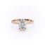 2.10 CT Oval Shaped Moissanite Solitaire Engagement Ring - crownmoissanite