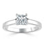 1.0 CT Princess Cut Solitaire Moissanite Engagement Ring - crownmoissanite