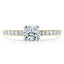 0.75 CT Cushion Shaped Moissanite Solitaire Engagement Ring - crownmoissanite