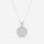 1.51 TCW Round Moissanite Diamond Vintage Multidimensional Pendant Necklace - crownmoissanite