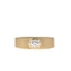 Classic Single Stone Satin-Finish Men's Band - crownmoissanite