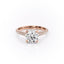 1.60 CT Round Shaped Moissanite Solitaire Engagement Ring - crownmoissanite