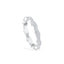 0.34 TCW Round Twisted Style Moissanite Wedding Band - crownmoissanite