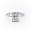 2.08 CT Princess Shaped Moissanite Solitaire Engagement Ring - crownmoissanite