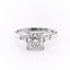 2.08 CT Princess Cut Three Stone Moissanite Engagement Ring - crownmoissanite