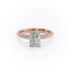 2.1 CT Radiant Shaped Moissanite Solitaire Engagement Ring - crownmoissanite