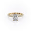 2.1 CT Radiant Shaped Moissanite Solitaire Engagement Ring - crownmoissanite