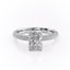 2.1 CT Radiant Shaped Moissanite Solitaire Engagement Ring - crownmoissanite