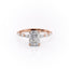 2.1 CT Radiant Shaped Stones Solitaire Diamond Engagement Ring - crownmoissanite