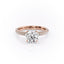 1.60 CT Round Cut Hidden Halo Triple Pave Moissanite Engagement Ring - crownmoissanite