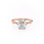 1.04 CT Radiant Shaped Moissanite Solitaire Engagement Ring - crownmoissanite
