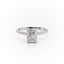 2.10 CT Radiant Cut Pave Setting Moissanite Engagement Ring - crownmoissanite