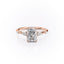 2.1 CT Radiant Cut 3 Stones Moissanite Engagement Ring - crownmoissanite