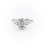 2.72 CT Oval Cut Three Stone Moissanite Engagement Ring - crownmoissanite