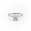 1.60 CT Round Shaped Moissanite Solitaire Engagement Ring - crownmoissanite