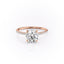 1.60 CT Round Shaped Moissanite Solitaire Engagement Ring - crownmoissanite