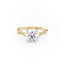 1.35 CT Round Shaped Moissanite Solitaire Engagement Ring - crownmoissanite