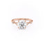 1.35 CT Round Shaped Moissanite Solitaire Engagement Ring - crownmoissanite