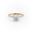 1.60 CT Round Cut Solitaire Pave Setting Moissanite Engagement Ring - crownmoissanite