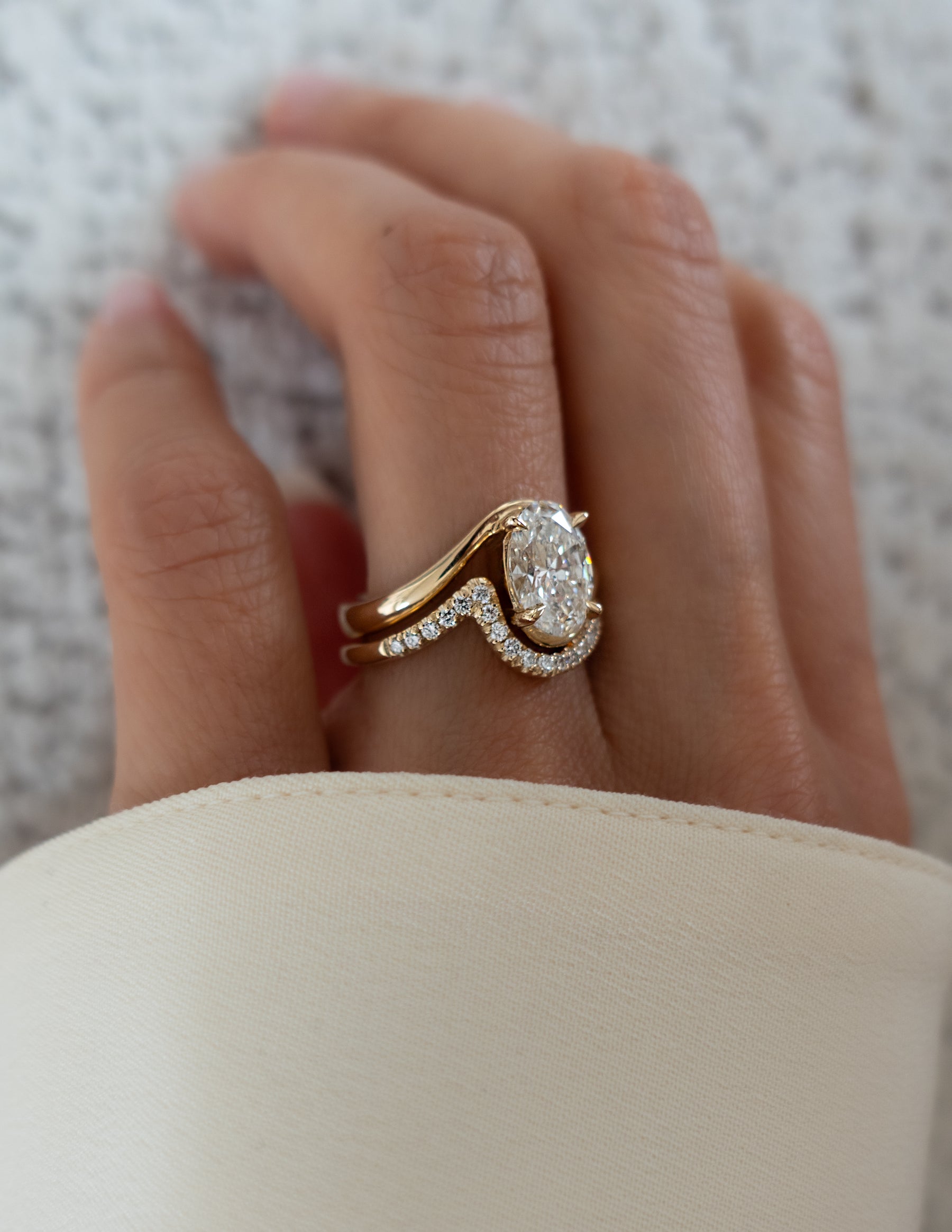 1.50- 3.0 CT Marquise Cut Moissanite Solitaire Setting Bridal Set