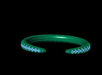 0.50 TCW Round Cut Open Wedding Band