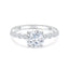 1.50 CT Round Moissanite Diamond Solitaire Engagement Ring - crownmoissanite