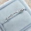 0.30 CT Round Shaped Moissanite Dainty Wedding Band - crownmoissanite