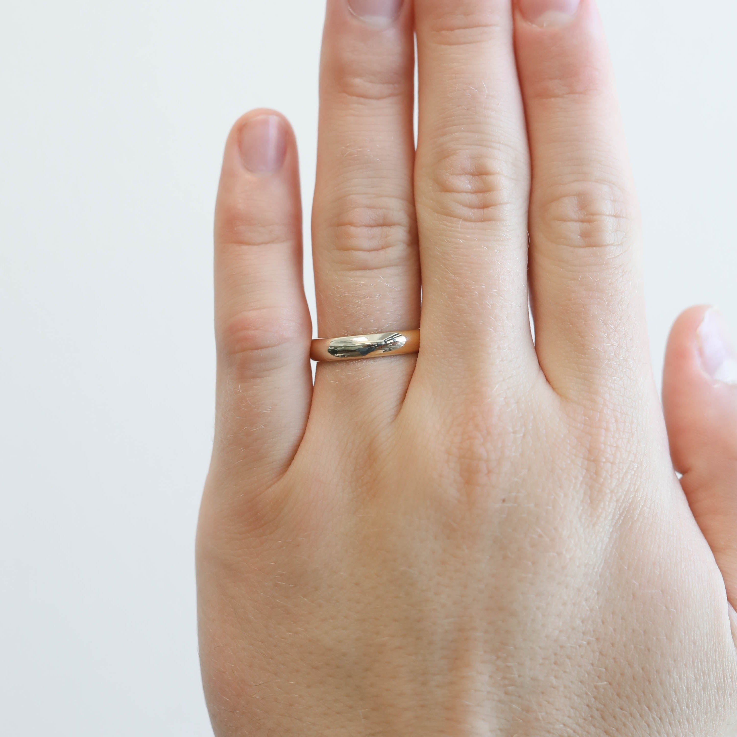 Polished Finish Classic Men's Wedding Band - crownmoissanite