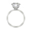 4.11 CT Round Cut Twisted Pave Moissanite Engagement Ring - crownmoissanite