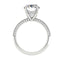 5.18 CT Oval Cut Hidden Halo Moissanite Engagement Ring - crownmoissanite
