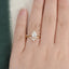 1.0 CT Pear Cut Solitaire Pave Setting Moissanite Bridal Ring Set - crownmoissanite