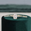 2.50 CT Emerald Cut Solitaire Style Moissanite Bridal Ring Set - crownmoissanite