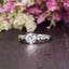 1.35 CT Round Cut Solitaire Milgrain Style Moissanite Engagement Ring - crownmoissanite