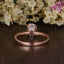 0.75 CT Oval Solitaire Moissanite Engagement Ring - crownmoissanite