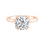 2.0 CT Cushion Shaped Moissanite Hidden Halo Engagement Ring - crownmoissanite