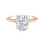 5.18 CT Oval Cut Hidden Halo Moissanite Engagement Ring - crownmoissanite
