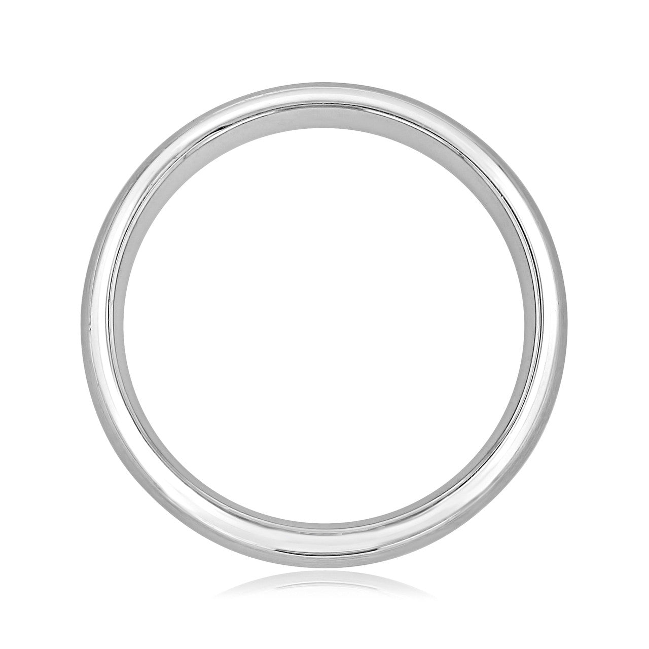 Brushed Finish Classic Men's Wedding Band - crownmoissanite