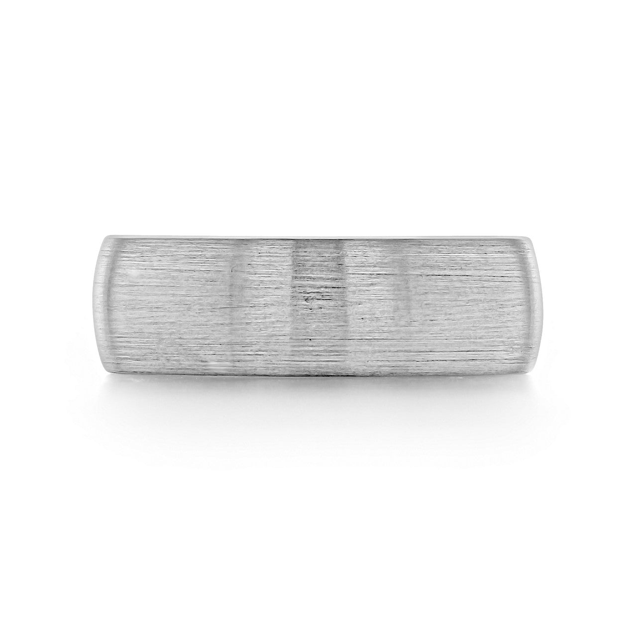 Brushed Finish Classic Men's Wedding Band - crownmoissanite