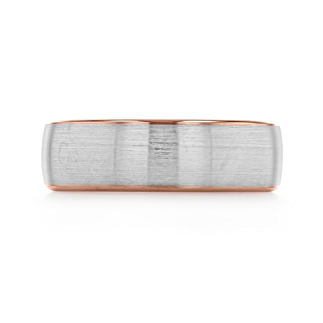 Brushed Finish Classic Wedding Band For Men - crownmoissanite