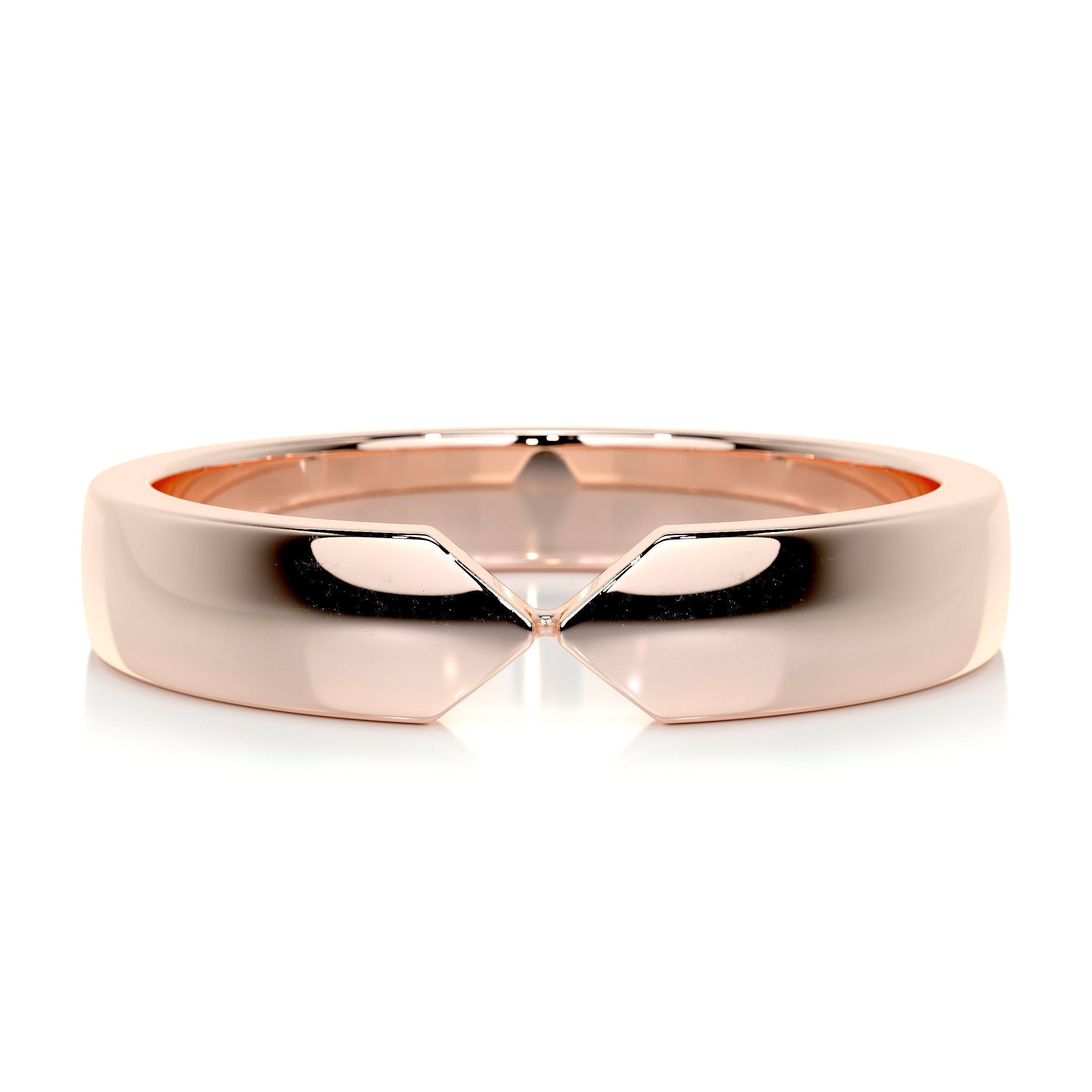 Polished Finish Classic Men's Wedding Band - crownmoissanite