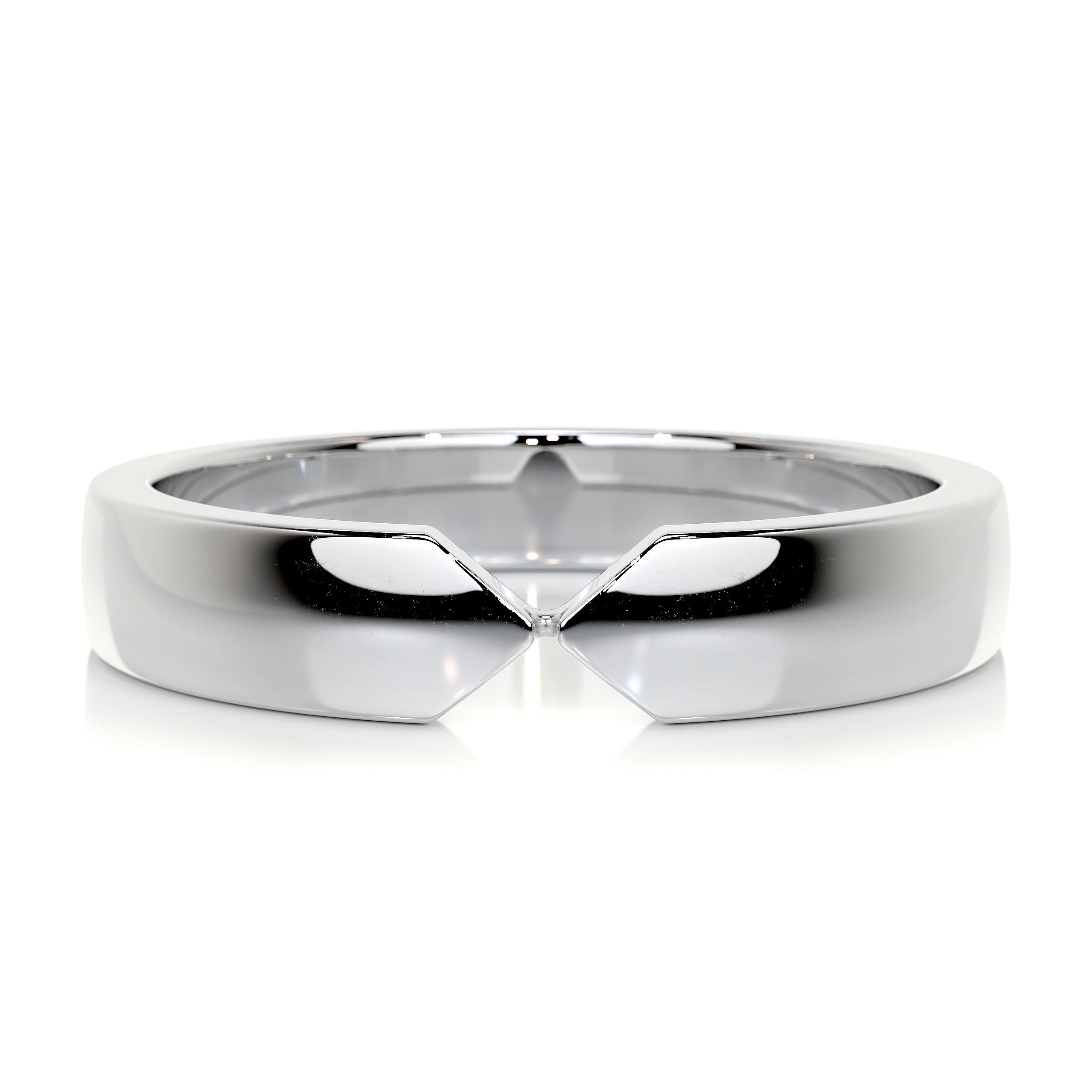 Polished Finish Classic Men's Wedding Band - crownmoissanite